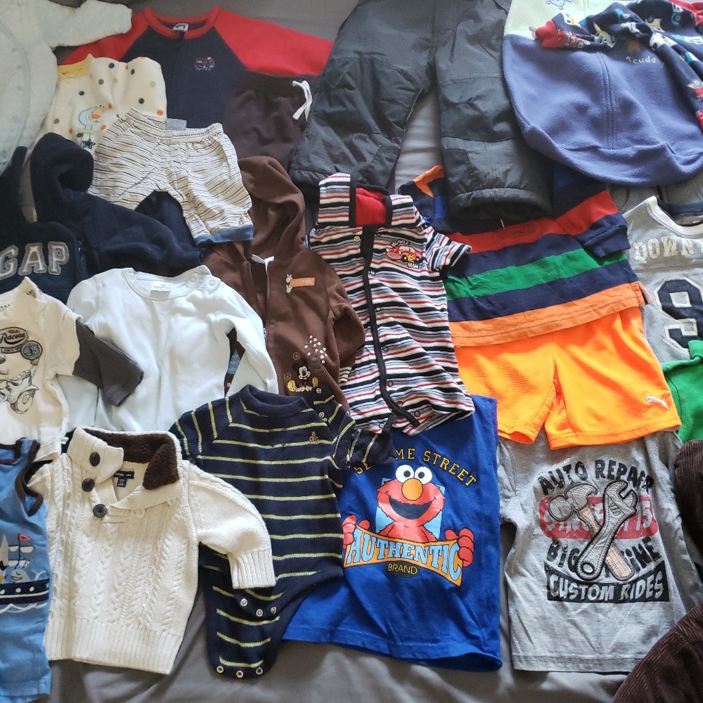 Boys clothes 3 to 24 months, old navy,carter,gap